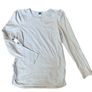 Light Blue Old Navy Maternity Long Sleeve Top